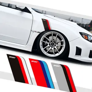 2pcs/pcak Car Leaf Fender Wheel Arch Trim Decoration Stickers, Personalized Modification Sport Style Body Decals, Scratch Protection Car Sticker Set, Side Decals, Sticker for Cars, Car Decorative Sticker, Universal Car Sticker