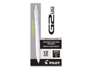 Pilot PIL20839 G2 Edge Premium Retractable Smooth-Gel Roller Pen, 0.7 mm Tip, Black Ink, Compatible with Smooth-Gel Ink Pens & Refills