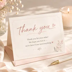 Umex Nail Care Thank You Card Insert – Complimentary Gift Note--2