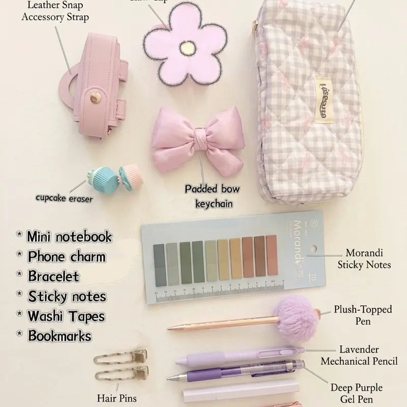 20pcs- PopbyLina Aesthetic  Stationery Bundle