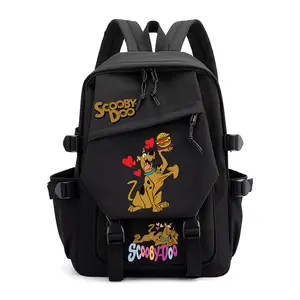 Viral TikTok Scooby-Doo Anime Backpack 2025! Full-Print Design + 17" Laptop Compartment  Waterproof & 3 Quick-Access Pockets for School/Con/Travel Stylish Casual Daypack Campus Survival