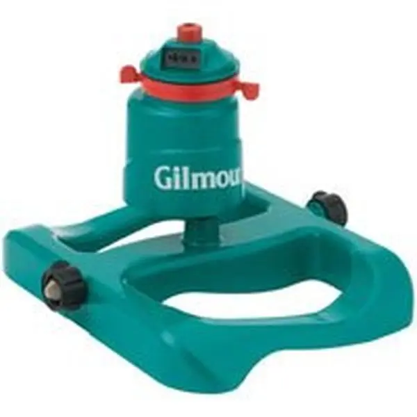 Gilmour 200SPB Advanced Turbine Lawn Sprinkler, Outdoor Watering Tool with Turbine Head, Plastic Body, 1.31 lbs Polymer Sled Base, Easily Adjusted Sliding Deflector for Efficient Lawn Irrigation