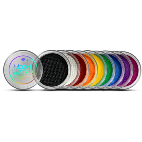 Moon Water Liner | Water Activated Eyeliner | High Pigment | Easy Water Removal | Rehydratable | Matte, Metallics, Duochromes, and UV Shades | Vegan, Cruelty-Free, Talc-Free | 90+ Shades | Indie Makeup