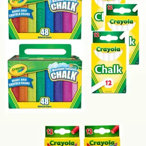 Crayola Ultimate Sidewalk Chalk Bundle 100+ Pieces Bright Bold Colors for Creative Play and Artistic Expression
