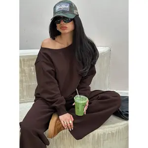 Wellness Off The Shoulder Jumper Brown