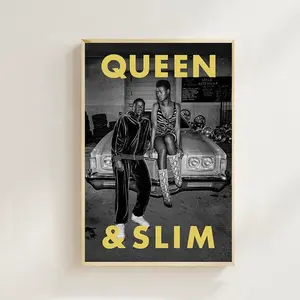 [Sale Up To 40%] [Unframed] Queen & Slim (2019)-Movie Poster, Art Prints, Home Decor, Vintage Movie Poster, Poster