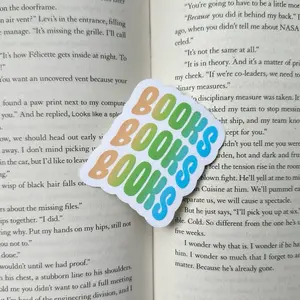 Books Kindle Sticker