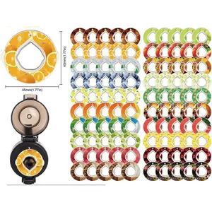 Foreverup Flavour Pods Pack for Air Water Bottle, 5PCS Air Flavour Pods, Air Water Bottle Flavour Pods Pack, 0 Sugar 0 Calorie Flavours Fruit Taste Pods, Flavored Bottle Caps