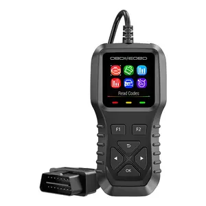 K1 OBD2 Car Diagnostic Scanner, Color Screen Display Auto Diagnostic Tool with 12 Languages, Read Erase Codes DTC Lookup Real-time Data Stream O2 Sensor Test Function