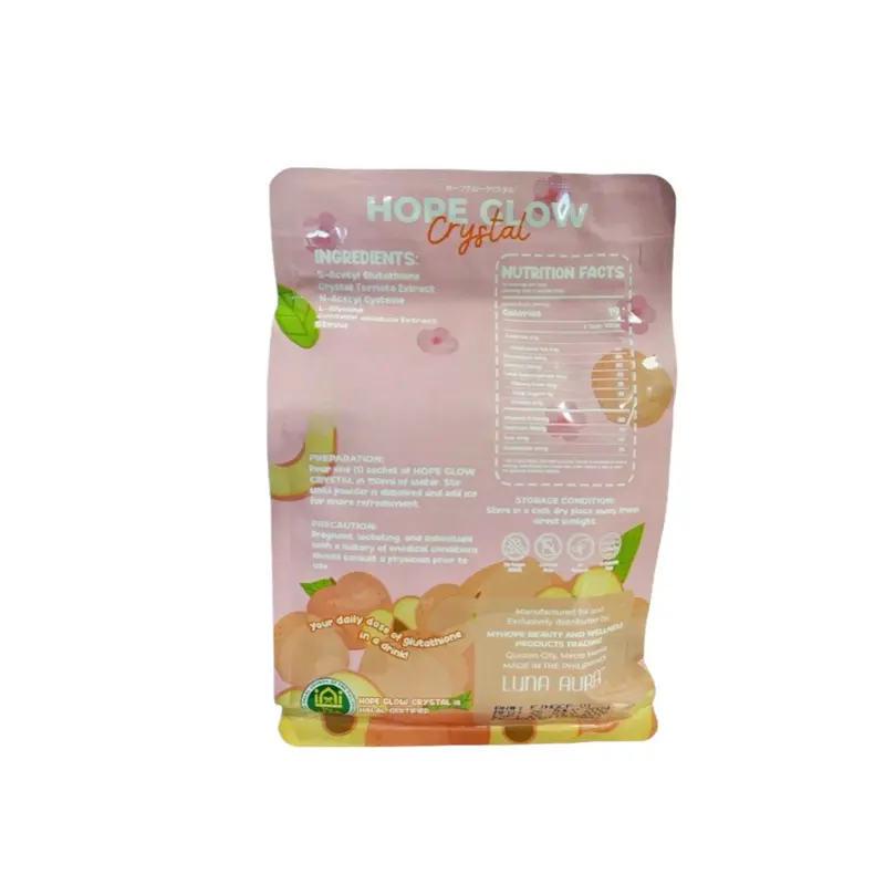 LUNA AURA Hope Glow Crystal Peach Glutathione Juice Drink  S-Acetyl  Glutathione, Crystal Tomato & Centella Asiatica Antioxidant Supplement   Supports Radiant Skin & Overall Wellness  10 Sachets x 18 g - TikTok Shop