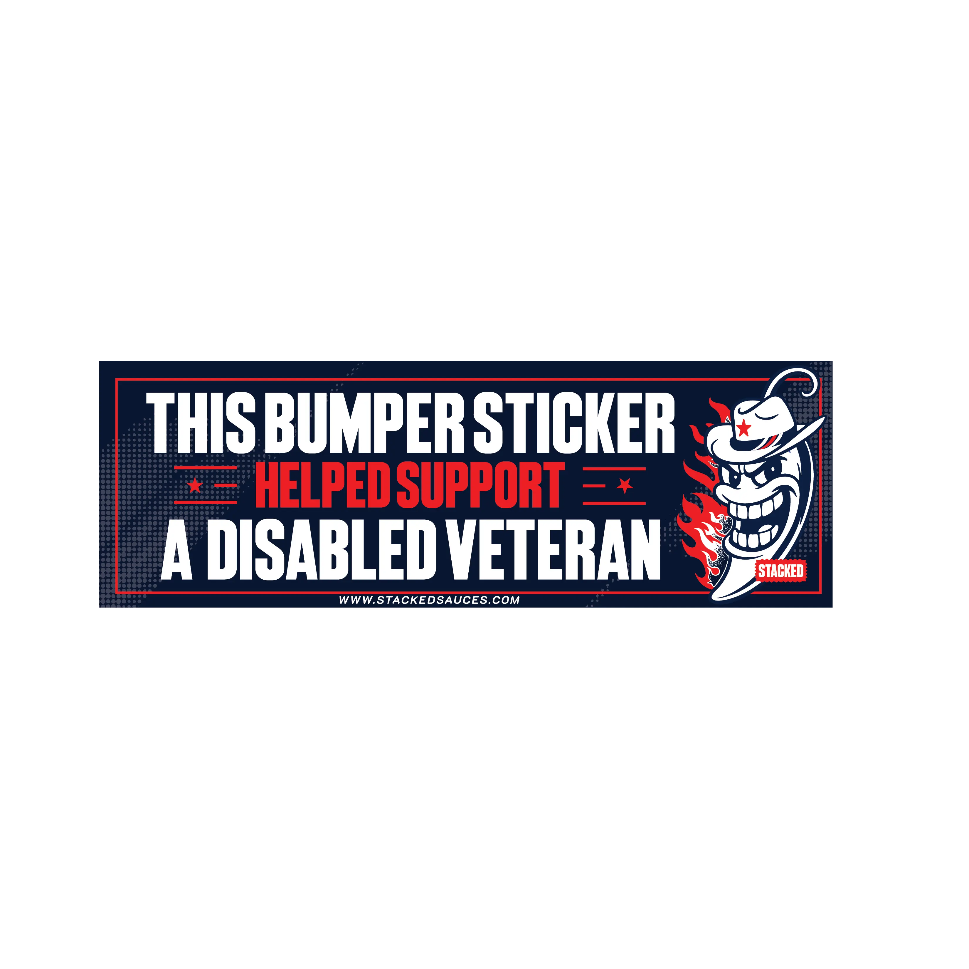 Disabled Vets Big Bumper Sticker