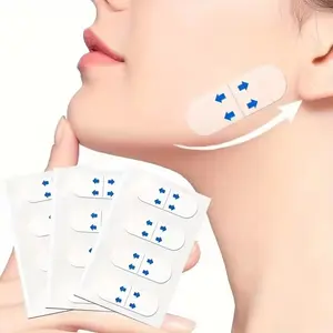 40Pcs V Lift Face Sticker Invisible Makeup Adhesive Facial Lift Face Tape Slim Patch Breathable Sticker Lifting Tighten Firming Chin