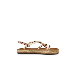 Isabel Marant Kitza Sandal in Multicolor Beige
