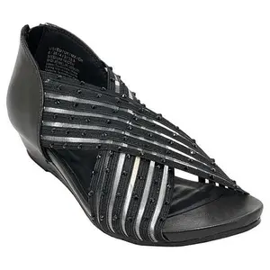 Kenneth Cole Reaction Gigi Jeweled Stretch X-Band Wedge Sandal