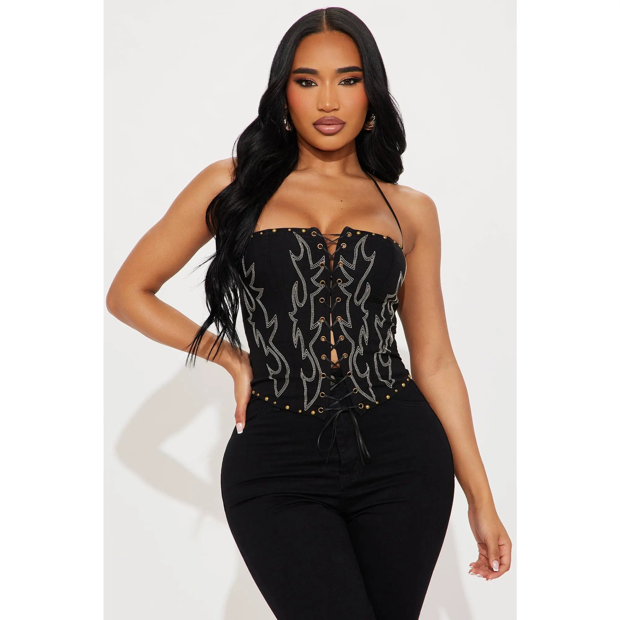 corset top black - TikTok Shop
