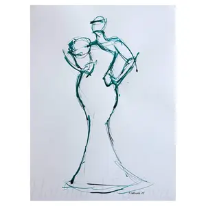 Ink Sketch by Natalia Votinova 9x12 - Original Artwork – Signed