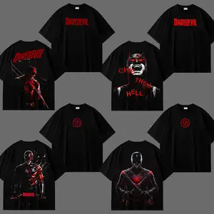 [Colection] Daredevil Vintage Graphic T-Shirt, Retro Hell’s Kitchen Hero Tee, MCU Style Streetwear, 90s Superhero Graphic Shirt, Classic Cotton Oversized Tee, Unisex Urban Outfit, Gift for Daredevil Fans, Bold Action Graphic Tee for Men and Women