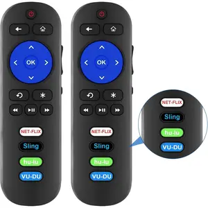 Pack of 2 Replacement Remote Compatible with All TCL Roku TV Remote, RC280 RC282 Remote for TCL 28 32 40 43 48 49 50 55 65 75 85 inch Smart Roku TV, No Setup & Pair Requried