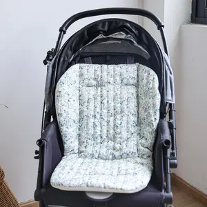 Baby Stroller Seat Cushion, Snake Year Pattern, Summer Cooling Baby Car Seat Pad, Soft Butterfly Shape, Breathable Mesh, Ice Silk Blanket, Universal Use, Stroller Chilling Pad