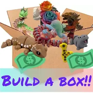 Build Your Own 3D Articulated Prints Box $5-$100, Build Your Own Articulated Prints, Customizable Design, Fun and Creative Experience Figures