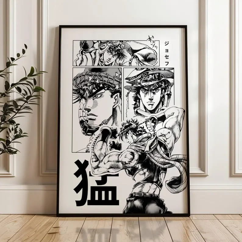 Joseph Joestar Poster, JoJo's Bizarre Adventure - TikTok Shop