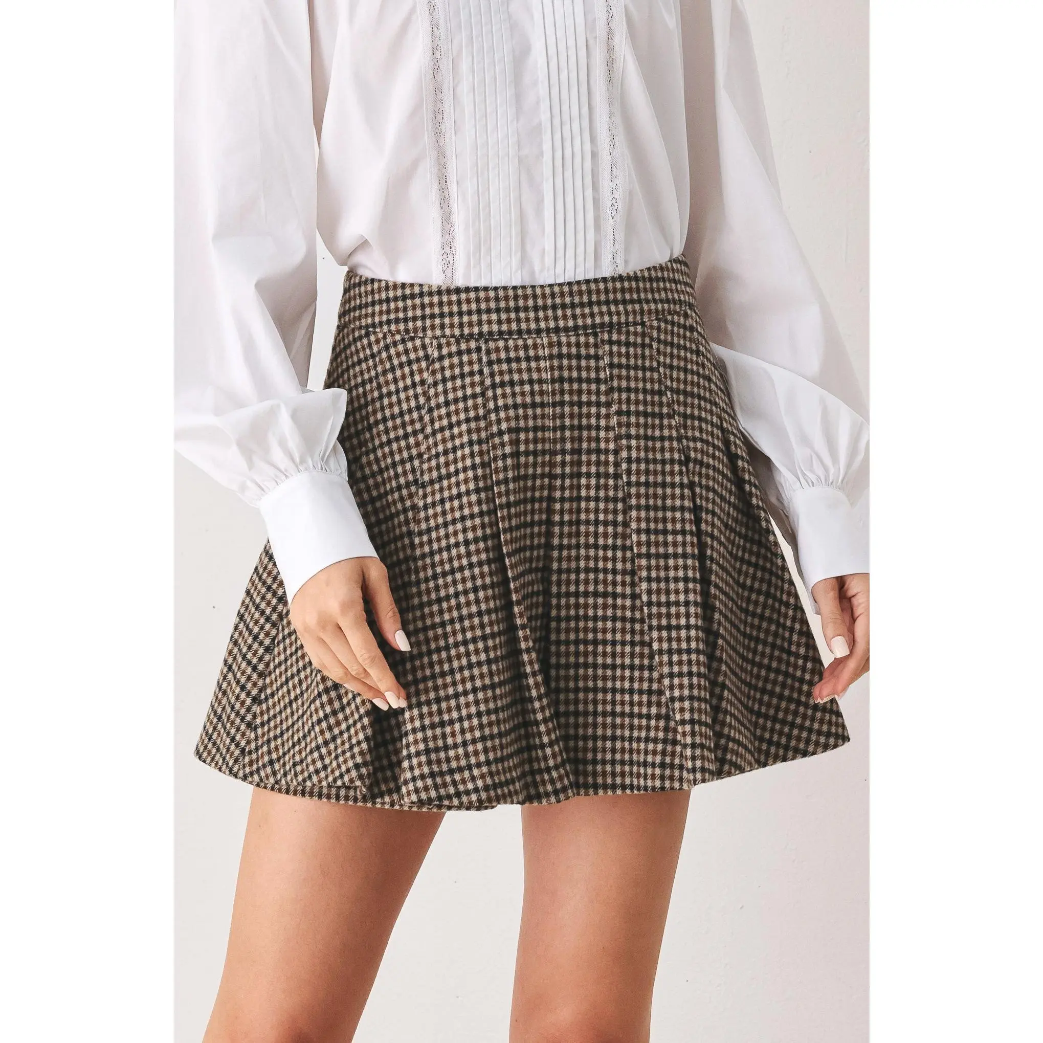 TWEED ACADEMY WOVEN SKORT