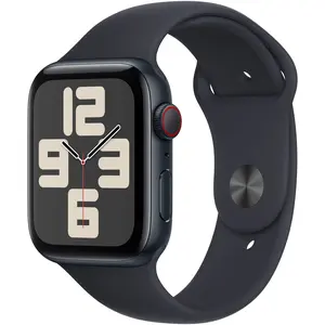 Refurbished Apple Watch SE3 40mm (GPS + Cellular) Aluminum Midnight with Medium/Large Midnight Sport Band - Premium