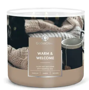 Goose Creek Warm & Welcome Scented 3-Wick Jar Candle 14.5oz