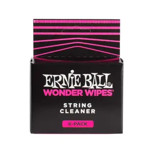 Ernie Ball Wonder Wipes String Cleaner 6 Pack