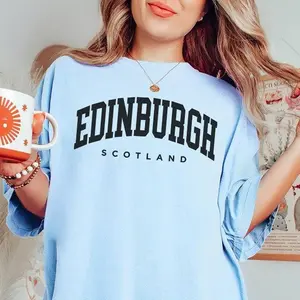 Comfort Colors Edinburgh Scotland T-Shirt | Edinburgh Comfort Colors Unisex T-Shirt | Euro Trip Group Shirt | Edinburgh Shirt | Scotland Tee