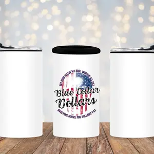 Blue Collar Dollars 4 in 1 Can Cooler/Tumbler