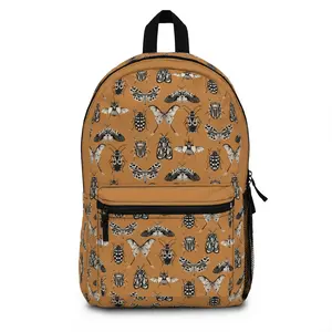 Chill Moths and Bugs Backpack, Mustard Backpack, Ochre Backpack, Bug Bag