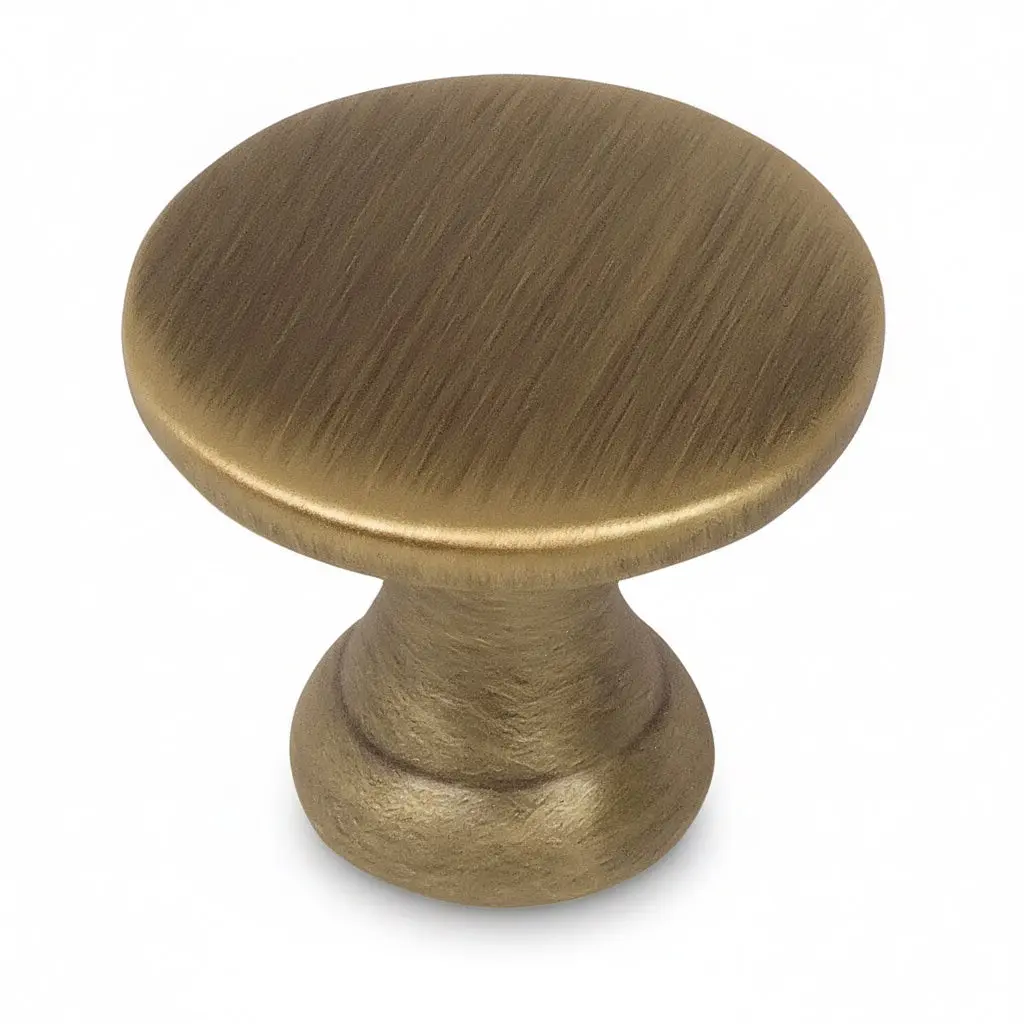 Cosmas 4545BAB Brushed Antique Brass Miniature Cabinet Knob