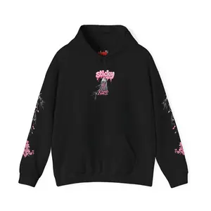 Sticky KARss Hoodie — Pink Drip Gothic Streetwear Sweatshirt
