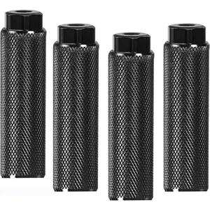 4 Aluminum AlloyBike Pegs Anti-Slip- Bicycle Pedals, Suitable for 3/ 8inch Axle BMX and Mountain Bikes, Cycling Rear Stunt Pegs,Bike Backseats Stands
