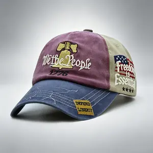 "We the People" Embroidered Hat — U.S. 250th Anniversary Commemorative Baseball Cap