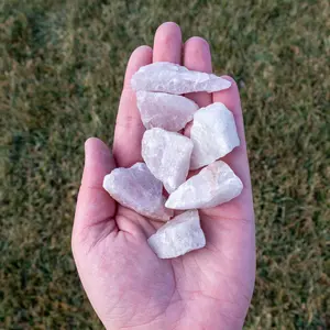 Down To Earth Kunzite Raw Crystal - 1-2" Rough Stones for Emotional Strength & Positive Attitude - Heart & Crown Chakra - Taurus & Leo Astrology Signs