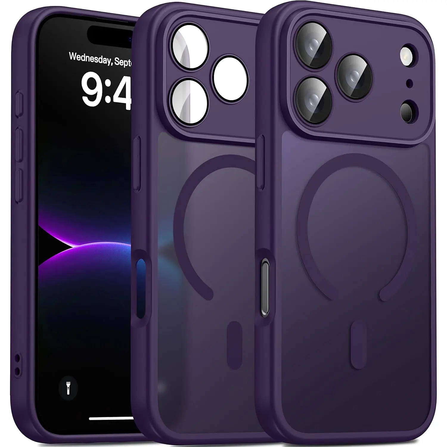 Magnetic Protector Matte Translucent Case For iPhone 17 Pro Max 17 Pro 17 16 15 14 Plus 13 12 11 Pro Max For Magsafe Wireless Charger Cover