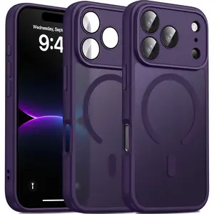 Magnetic Protector Matte Translucent Case For iPhone 17 Pro Max 17 Pro 17 16 15 14 Plus 13 12 11 Pro Max For Magsafe Wireless Charger Cover