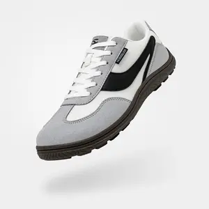 HOBIBEAR Barefoot Minimalist Shoes for Women & Men Zero Drop Wide Toe Box Canvas Slip-on Sneakers for Casual Training Running Walking Footwear Comfortable