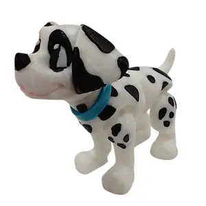 Dalmatian Dog 3d Printed Articulating Figurine Decoration Ornaments Articulated