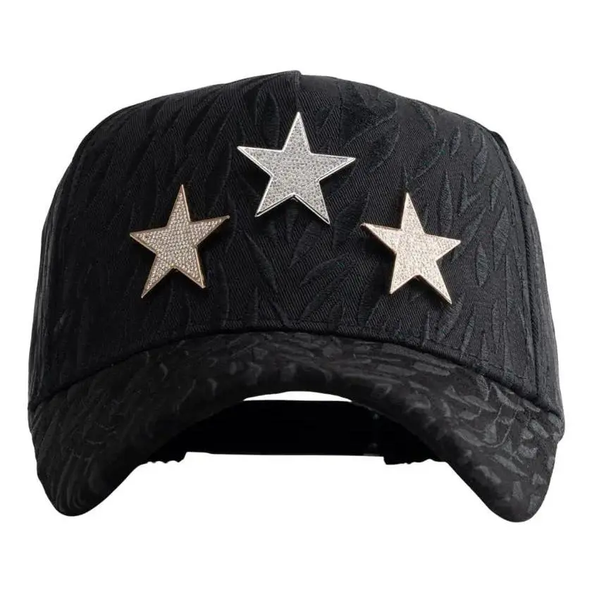 Barbas Hats X CT Rockstar Chrome Galaxy High Quality Plain Fabric Adjustable Cap