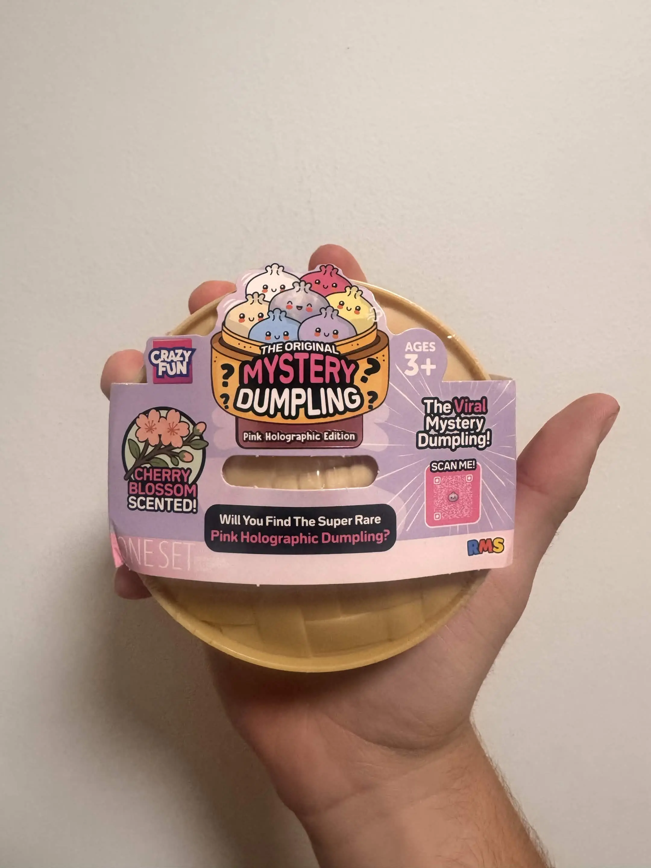 100% Authentic RMS Dumpling Cherry Blossom Scented!! Squishy Toy Crazy Fun!! FOR AGES 3+ GREAT STRESS RELIEF!!