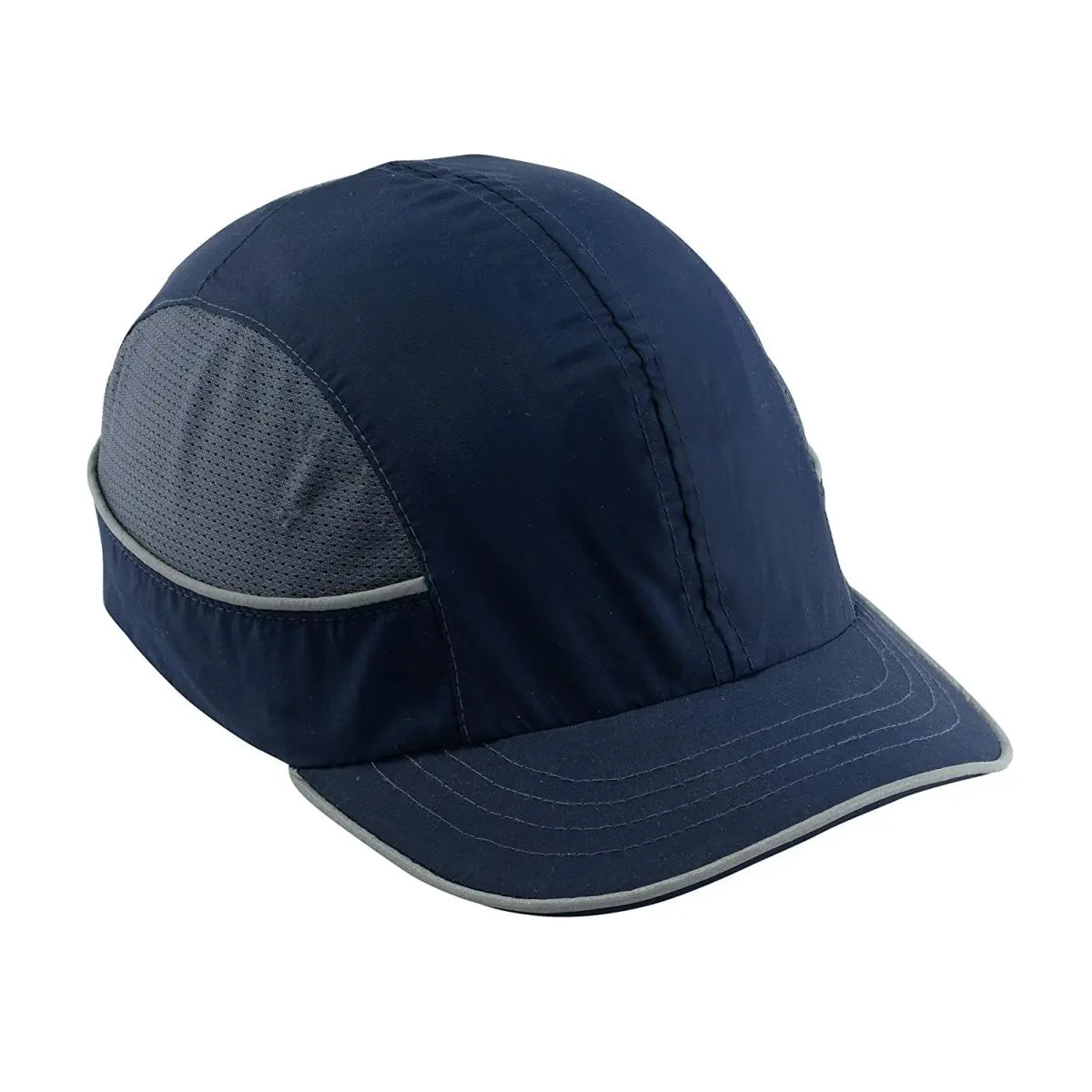 Ergodyne Skullerz Short Brim Bump Cap, Navy Skull Cap for Adults with Lightweight Bump Protection for Sports and Outdoor Activities, 0.49 lbs, Authentic Sports Collectibles, Sports Fans