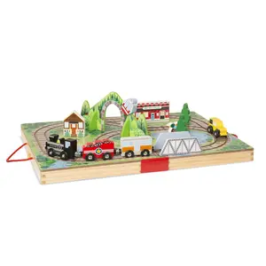 Melissa & Doug  Take Along Railroad