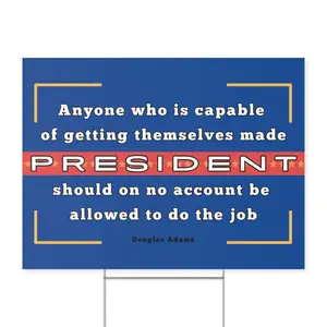 Presidential Paradox Yard Sign