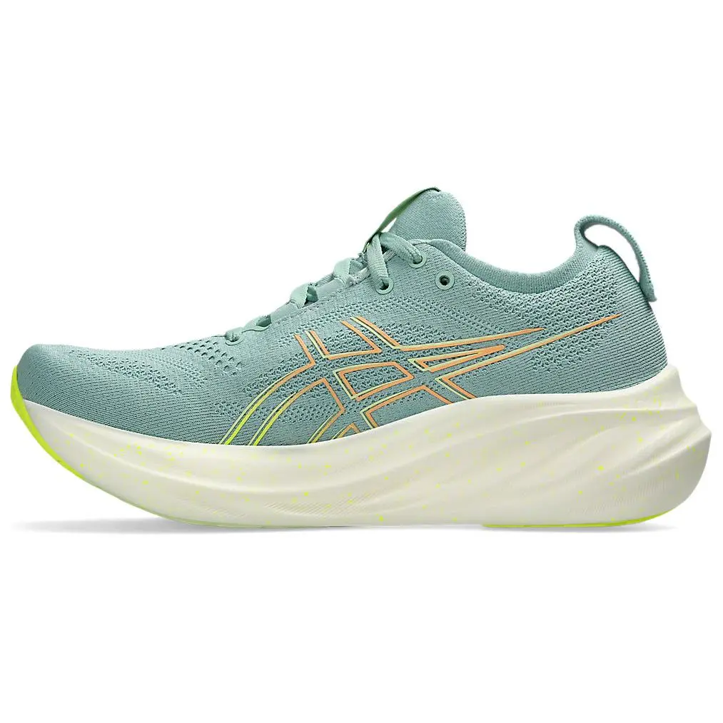 ASICS GEL Nimbus 26 Light Celadon Breathable Low Top Running Shoes Green Women's 1012B601-301