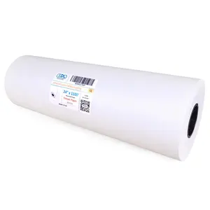 Freezer Paper Roll 24" x 13200" (1100 feet) - USA-made Large White Paper for Freezing Food, Meat & Fish - Freezer Material with Special Coating-Strong Barrier Against Air and Moisture by IDL Packaging