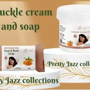 Byen Blan Turmeric (krèm men) Knuckle Cream 2oz and Face and body soap 4oz