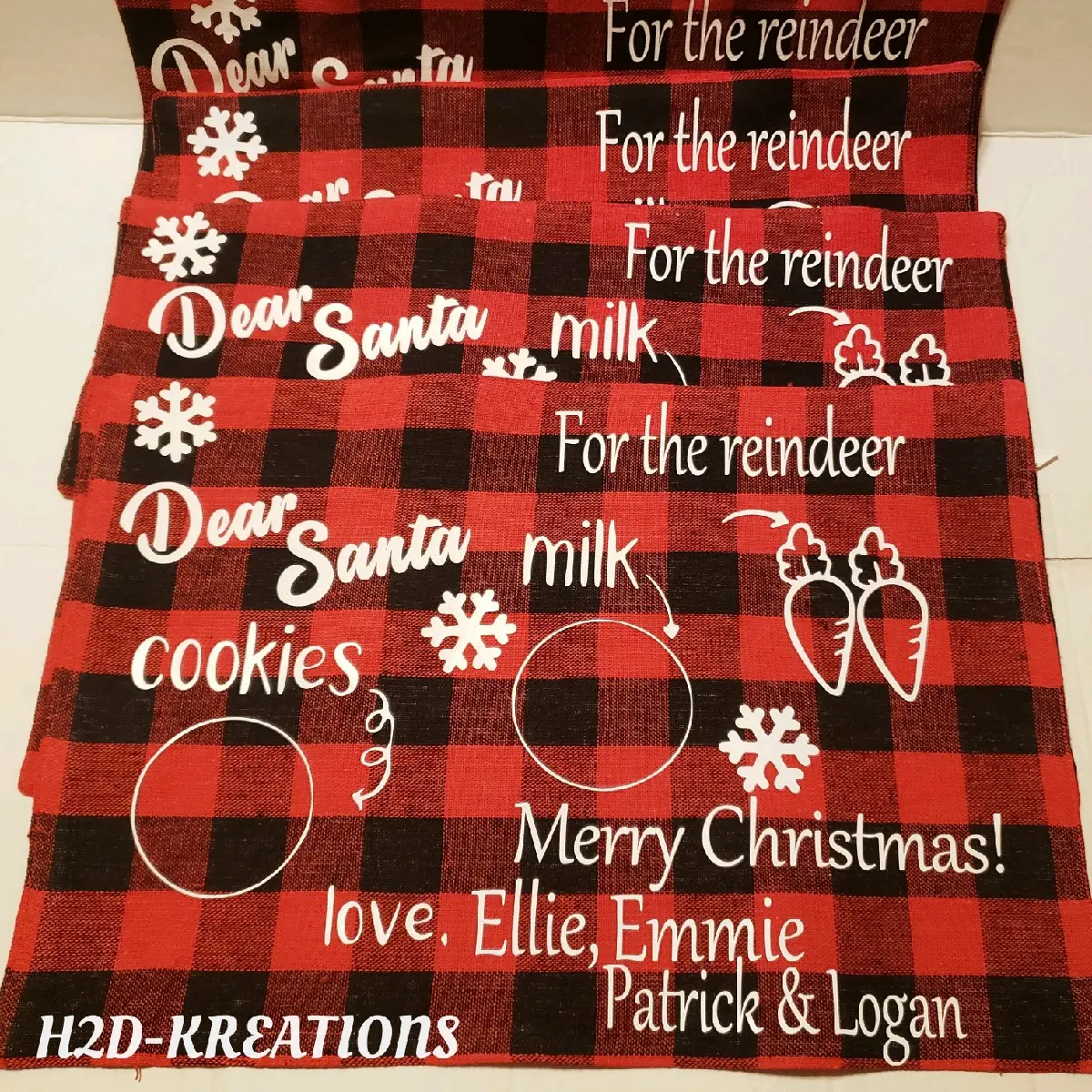 Santa's placemat